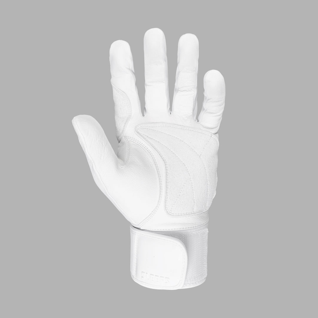 Faith Cross White Baseball Batting Gloves
