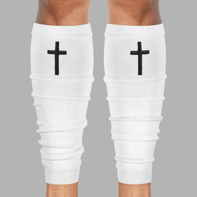 Faith Cross Scrunchie Leg Sleeves