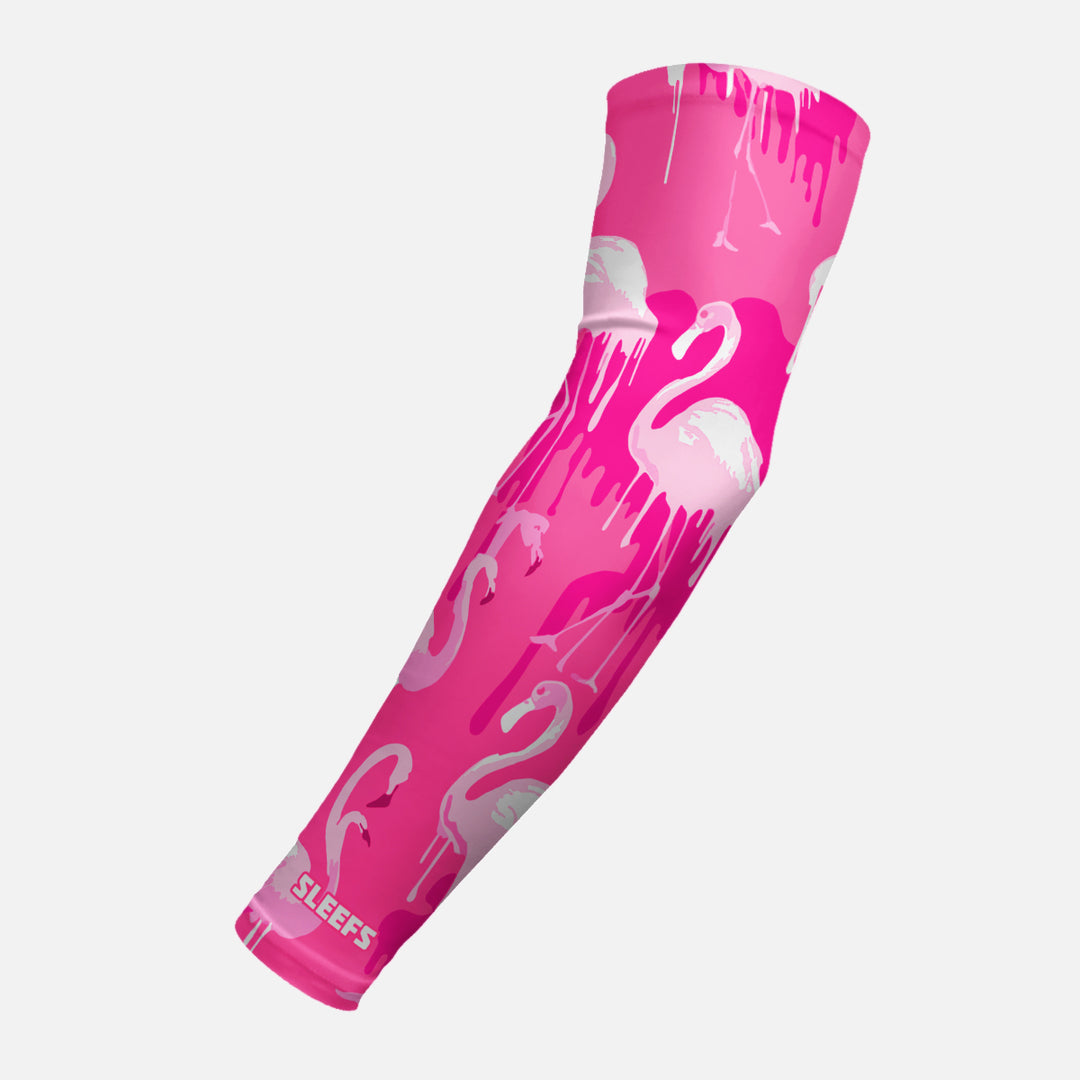 Flamingo Pink Drip Arm Sleeve