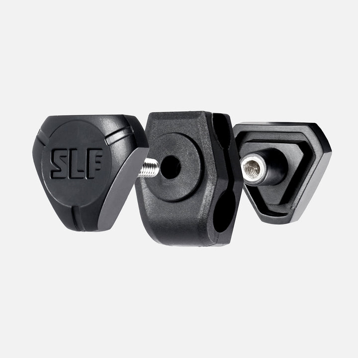 Black Football Helmet Visor Quick Clips