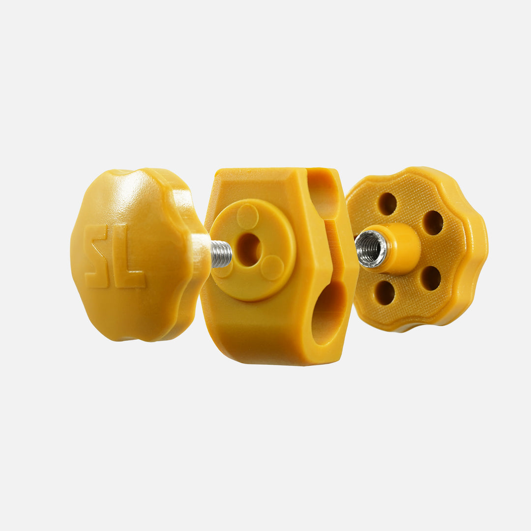 Gold Football Helmet Visor Quick Clips