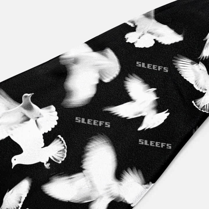 Flying Pigeons Pattern Headband