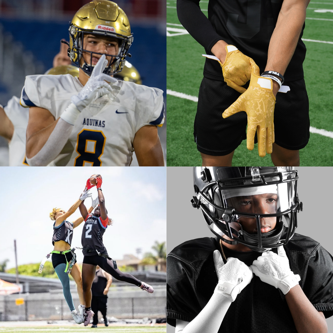 football gloves on helmet Cutters Adult Rev Pro 7.0 Gloves, Men's, XXL, White Step into the shadows and take over the game with the Phenom Elite Football Gloves NXTRND G2 Pro Skeleton Football