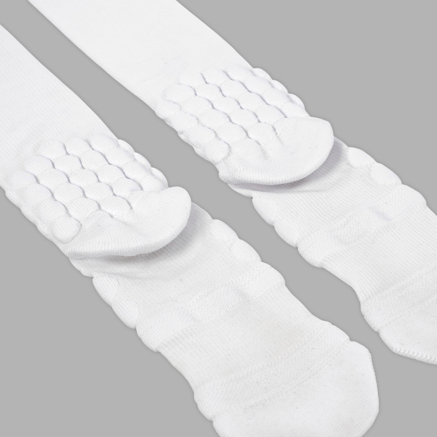Basic White Football Padded Long Socks