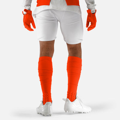 Hue Orange Football Padded Long Socks