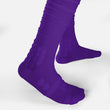 Hue Purple Football Padded Long Socks