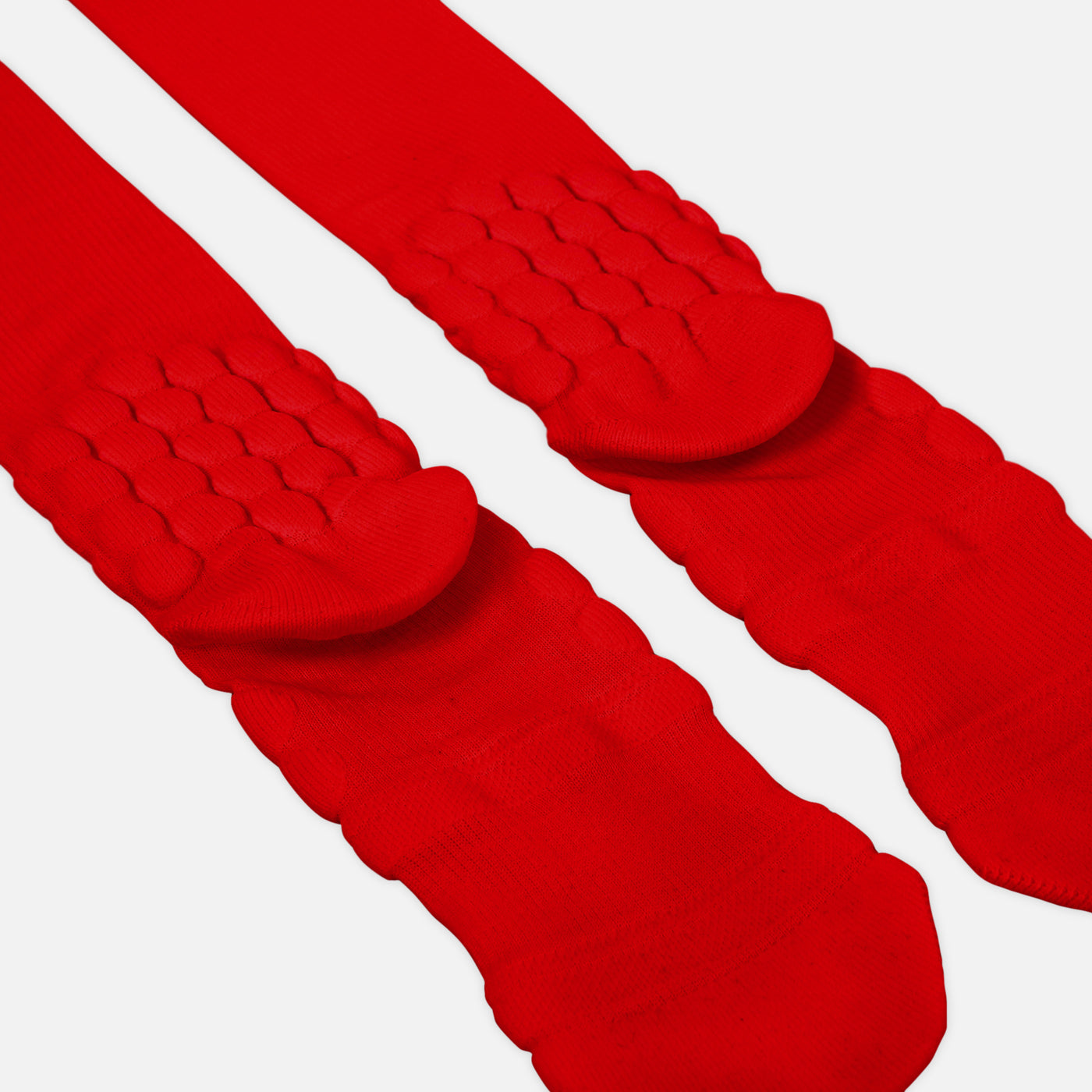 Hue Red Football Padded Long Socks