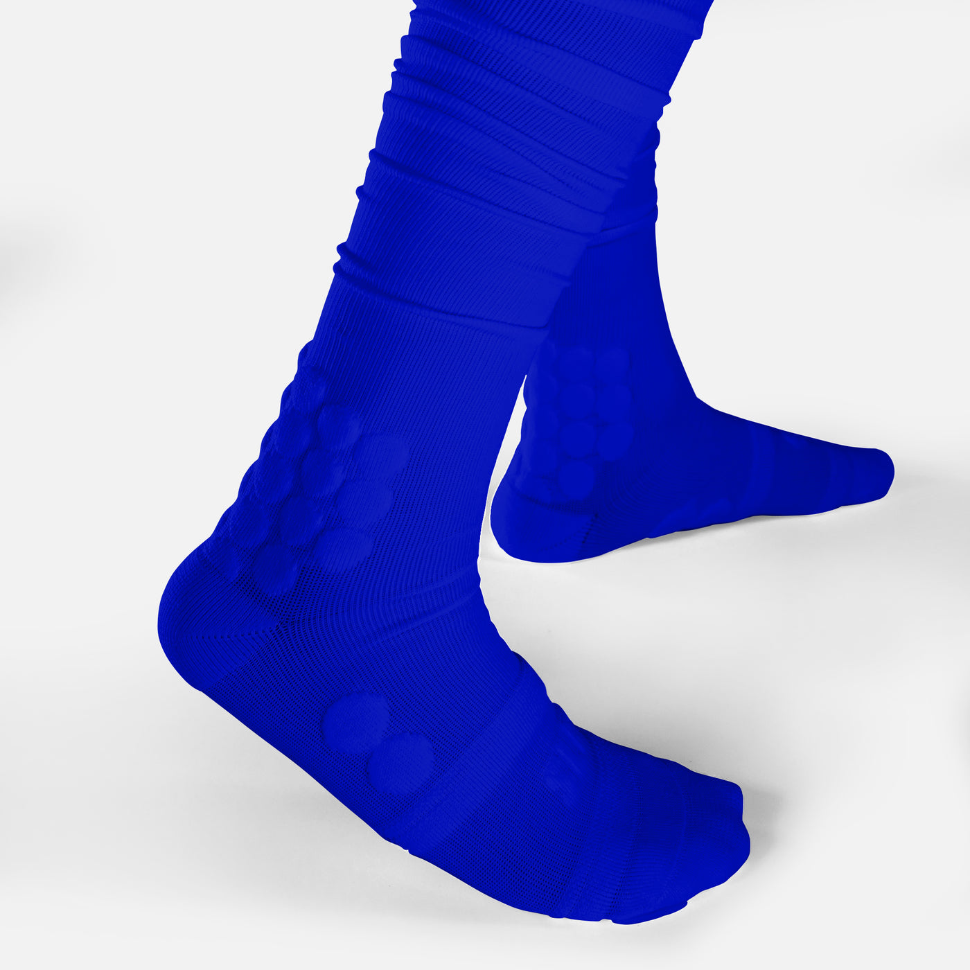 Hue Royal Blue Football Padded Long Socks