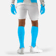 Hue Sky Blue Football Padded Long Socks