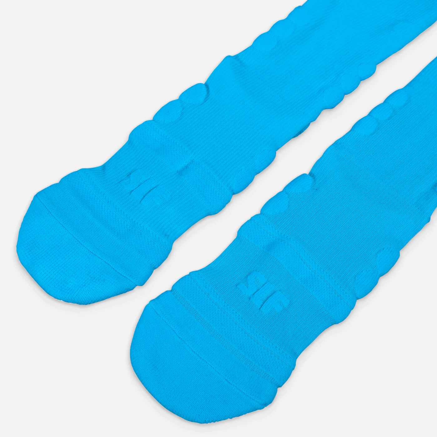 Hue Sky Blue Football Padded Long Socks