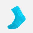 Hue Sky Blue Football Padded Short Kids Socks