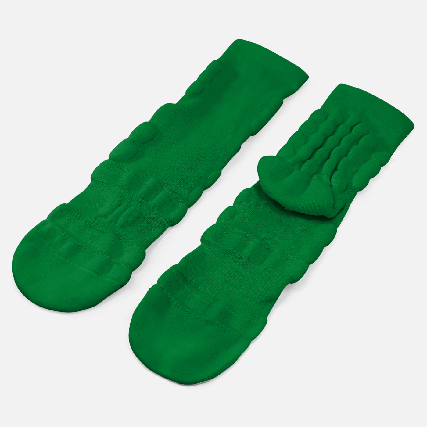 Hue Green Football Padded Short Kids Socks