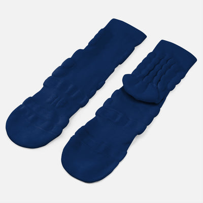 Hue Navy Football Padded Short Kids Socks