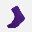 Hue Purple Football Padded Short Kids Socks