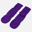 Hue Purple Football Padded Short Kids Socks