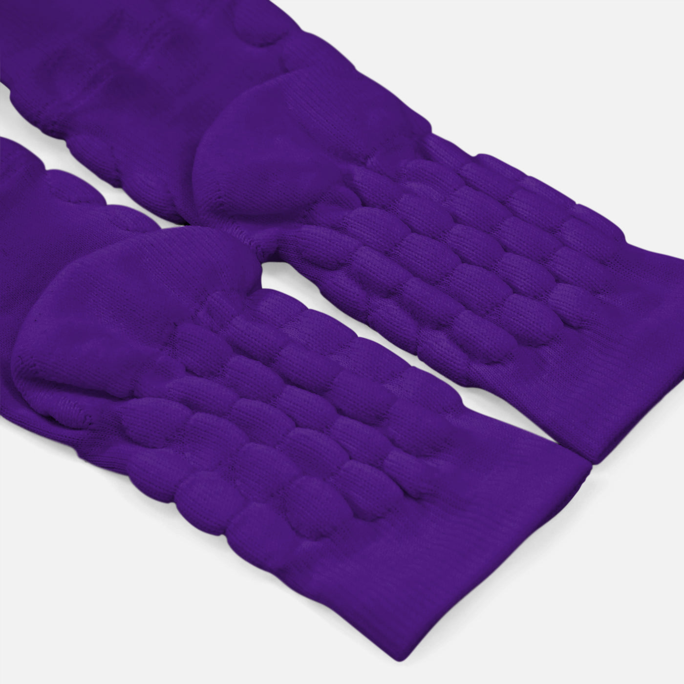 Hue Purple Football Padded Short Kids Socks