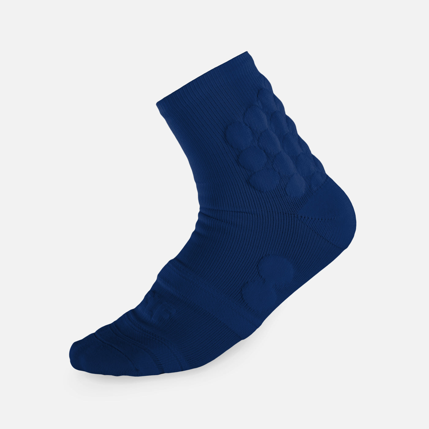 Hue Navy Football Padded Short Socks