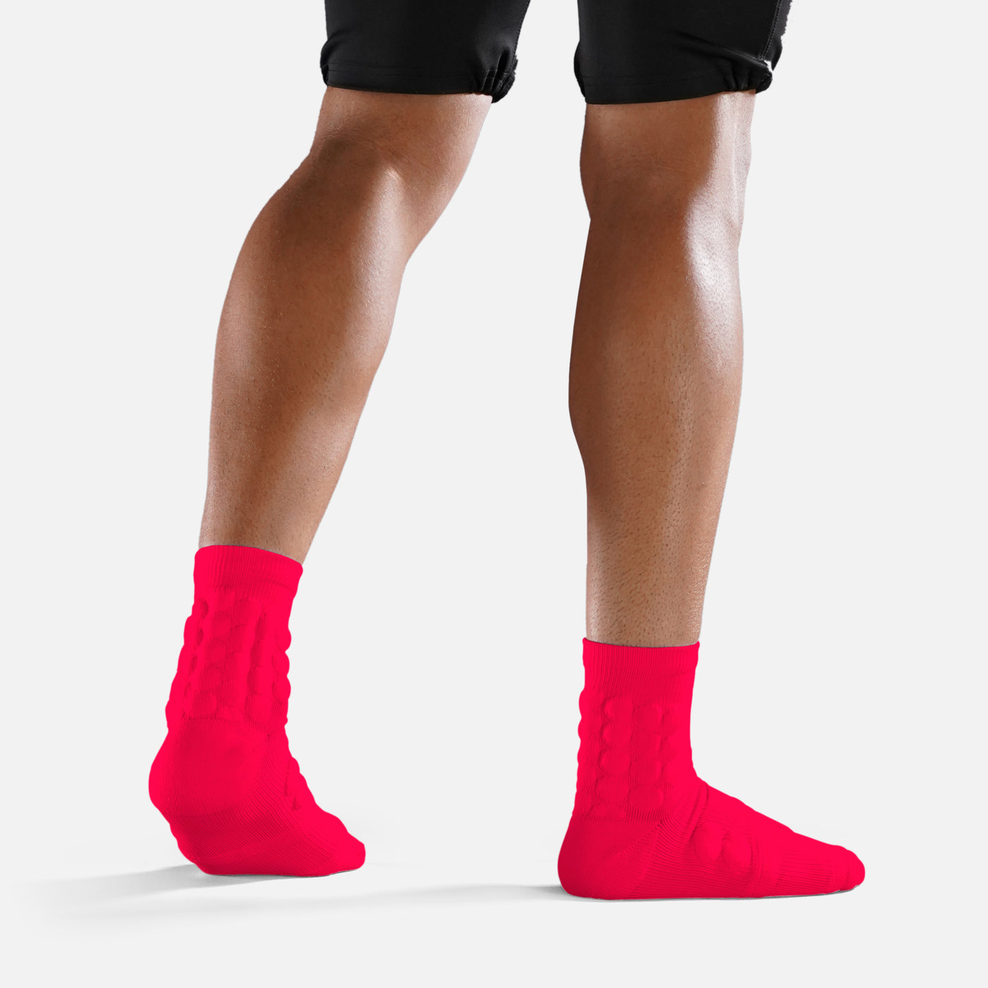 Hue Pink Football Padded Short Socks