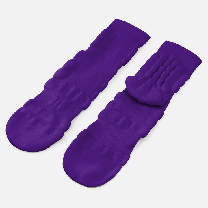 Hue Purple Football Padded Short Socks