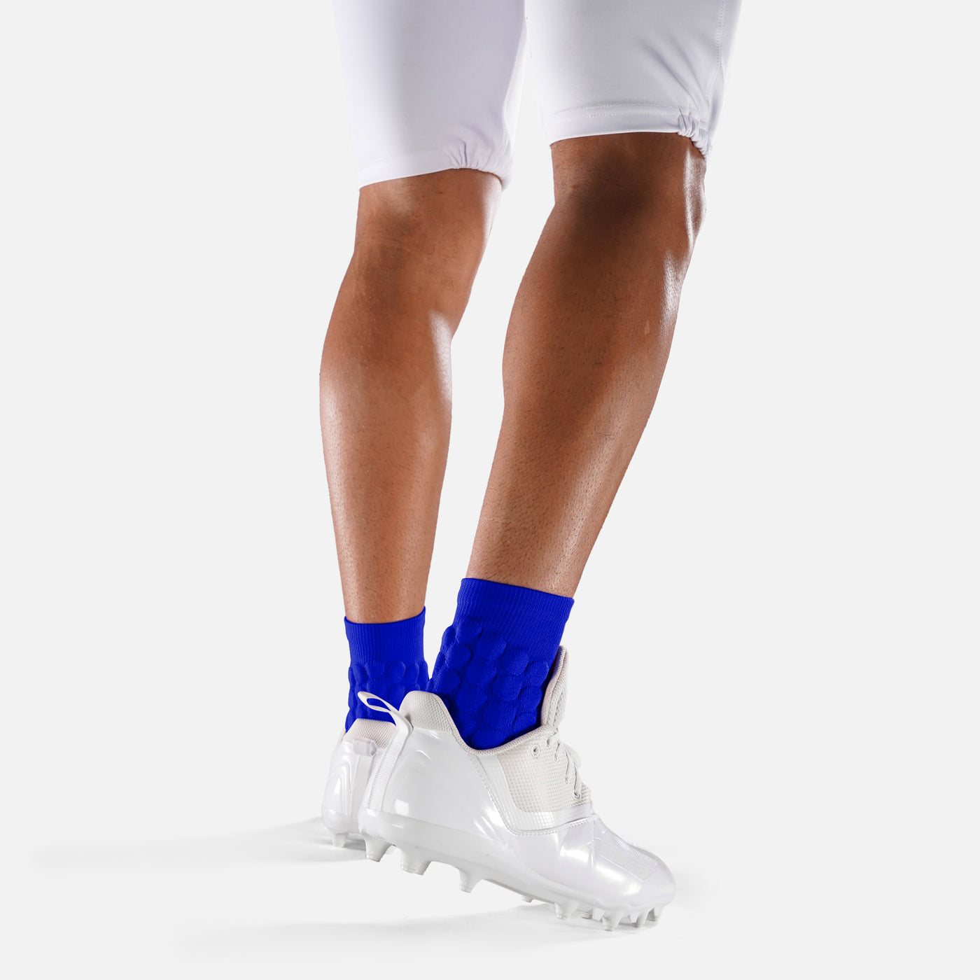 Hue Royal Blue Football Padded Short Socks