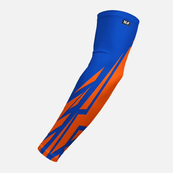 Fracture Blue Orange Arm Sleeve