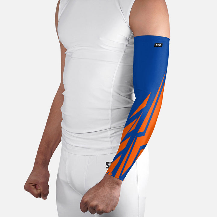 Fracture Blue Orange Arm Sleeve