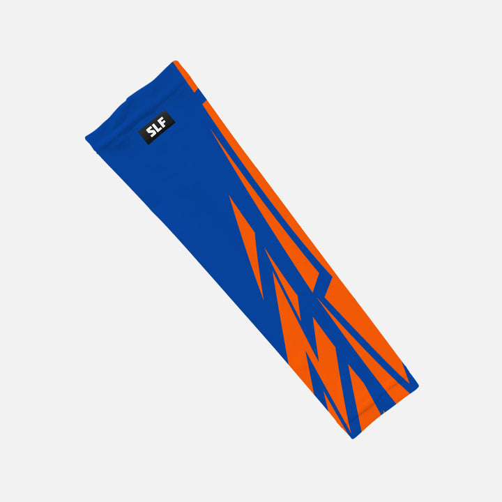 Fracture Blue Orange Kids Arm Sleeve