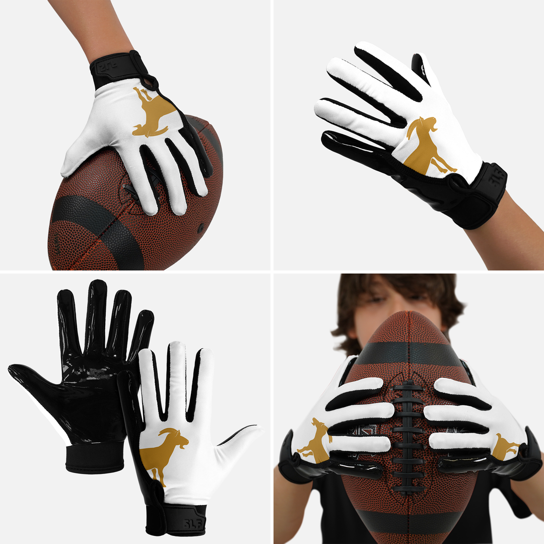 GOAT Sticky Kids Football Receiver Gloves