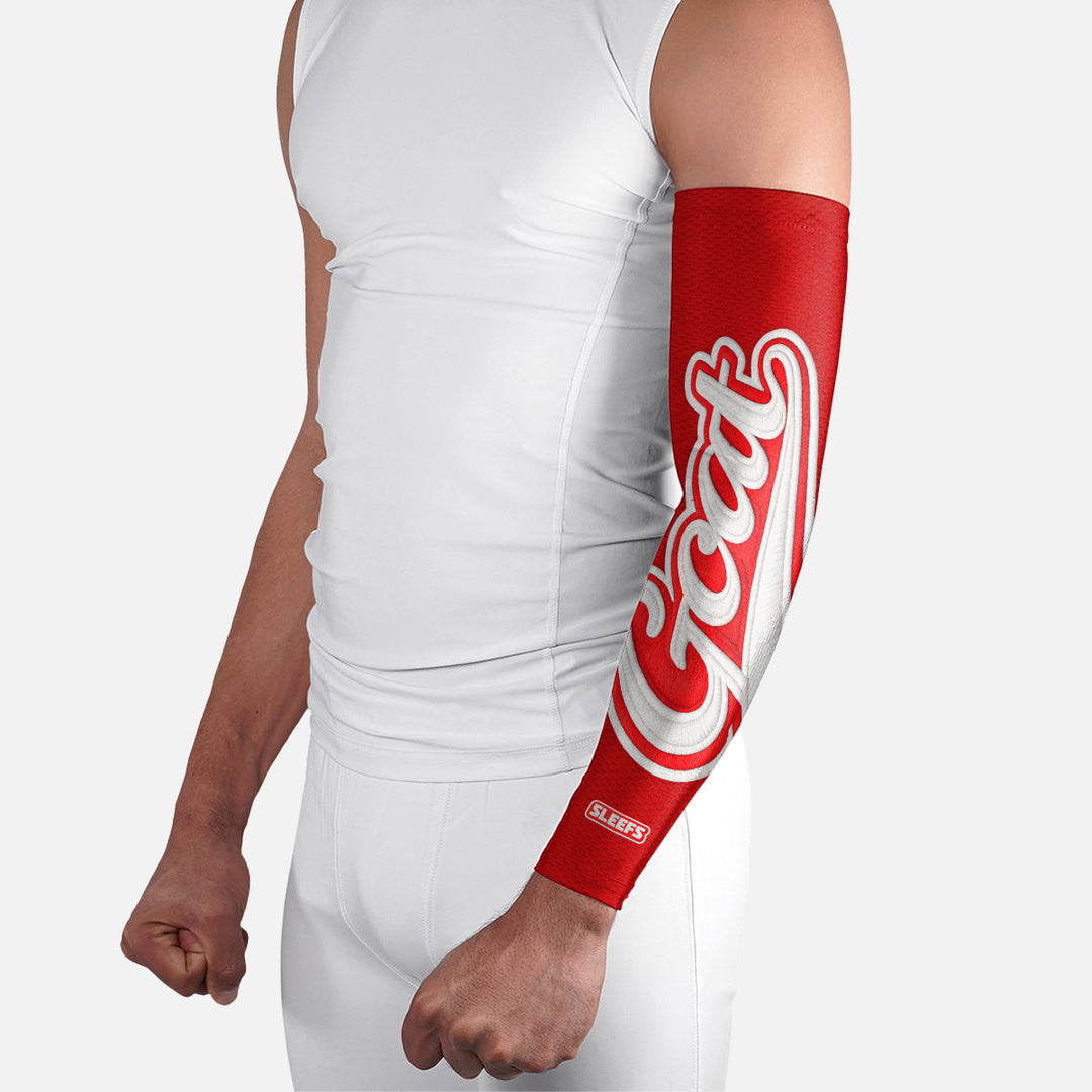 GOAT Patch Americana Red and Blue Arm Sleeves Pair