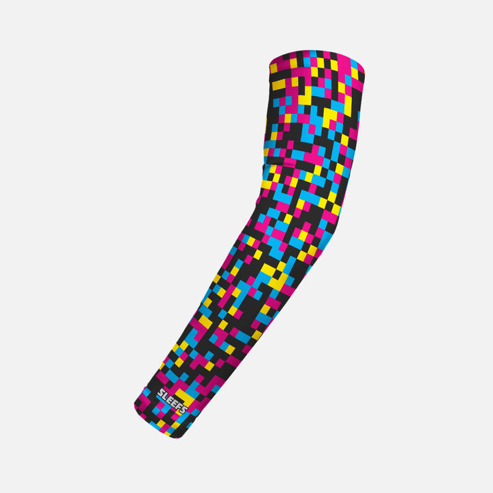 Glitch Grid Kids Arm Sleeve