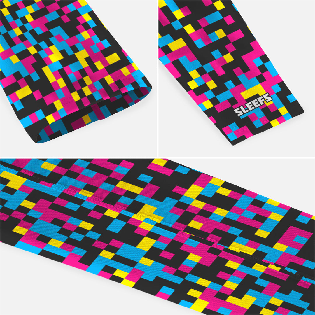Glitch Grid Kids Arm Sleeve