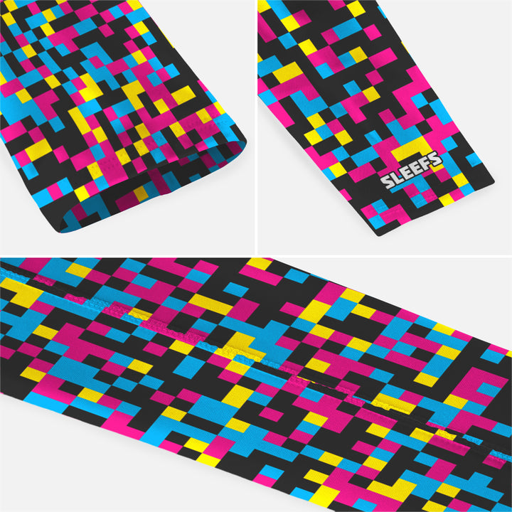 Glitch Grid Kids Arm Sleeve