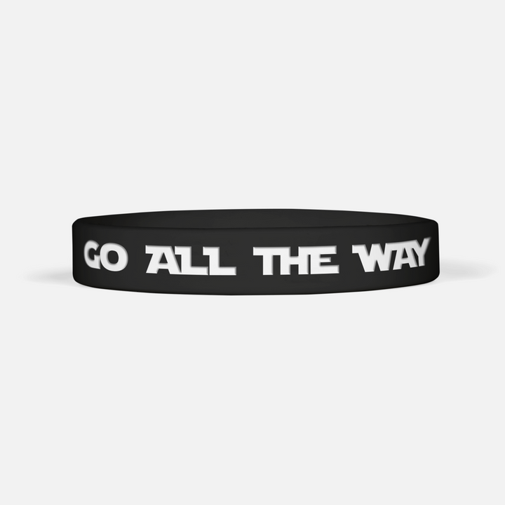 Go All The Way Motivational Wristband