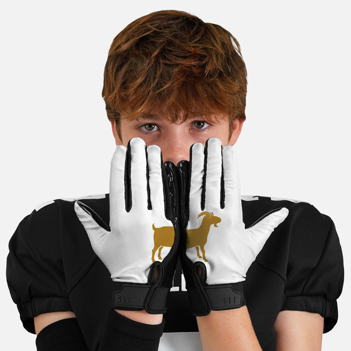 GOAT Sticky Kids Football Receiver Gloves