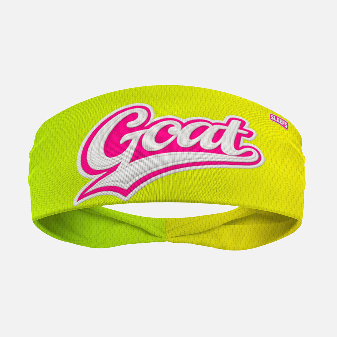 GOAT Patch Neon Lime Headband