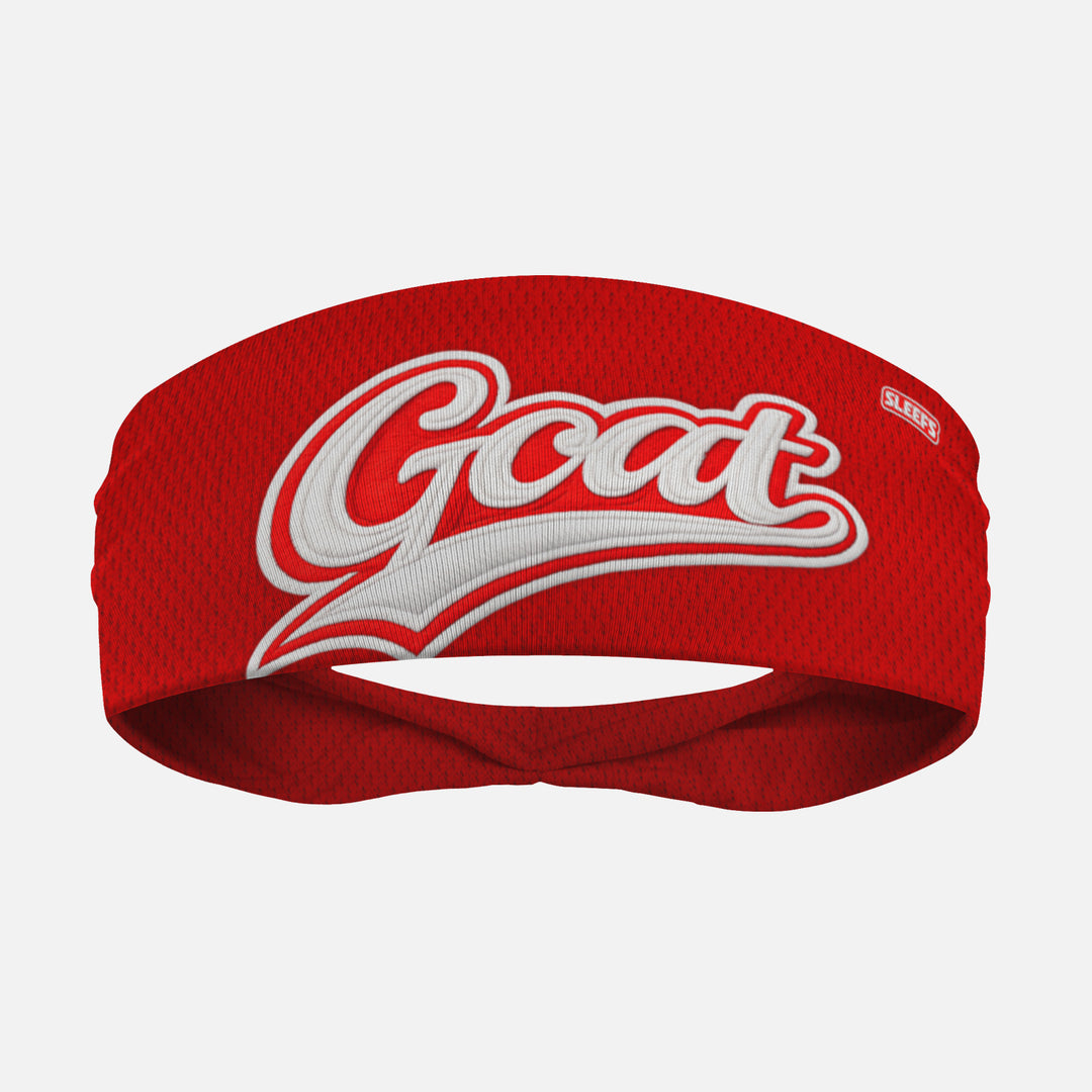 GOAT Patch Crimson Red Headband