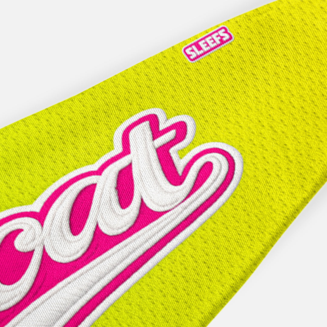 GOAT Patch Neon Lime Headband
