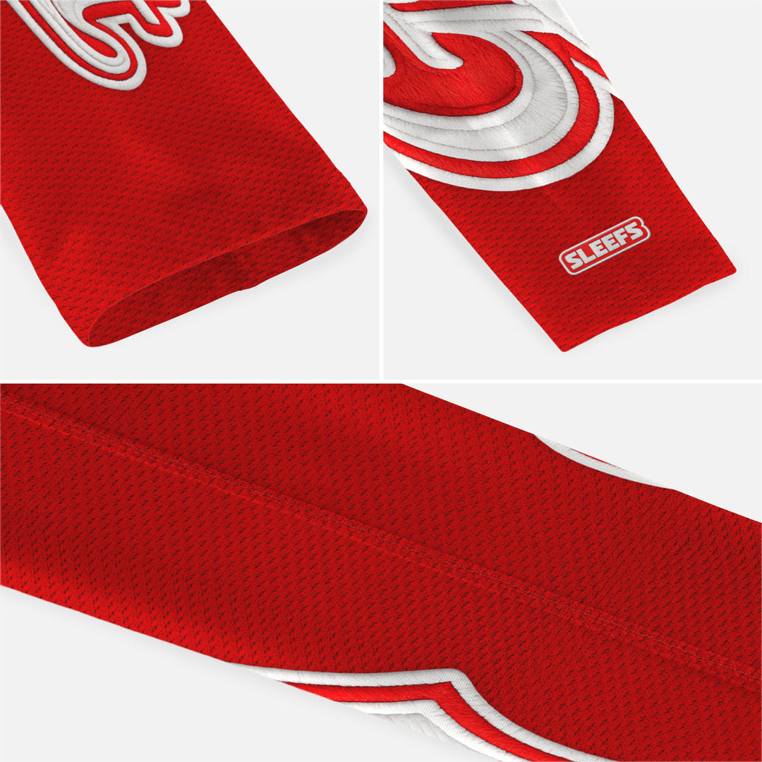 GOAT Patch Americana Red and Blue Kids Arm Sleeves Pair