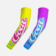 GOAT Patch Lime Green and Blue Blush Kids Arm Sleeves Pair