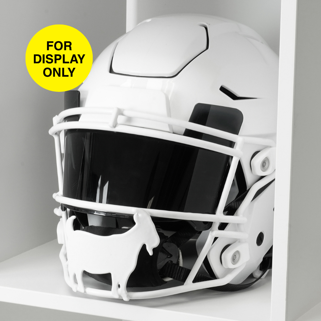 Goat Emoticon Football Facemask for Riddell SpeedFlex