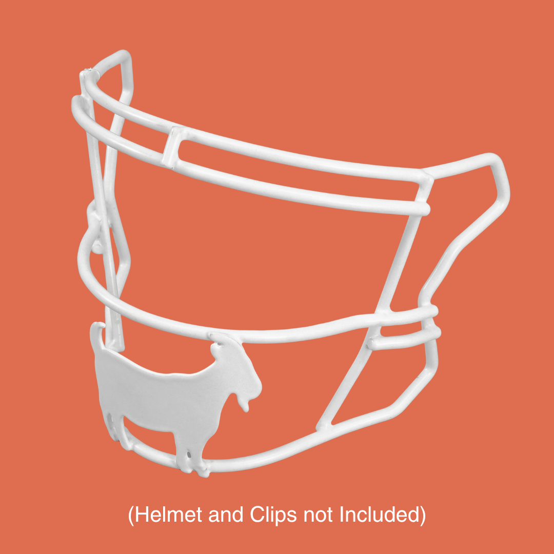 Goat Emoticon Football Facemask for Riddell SpeedFlex