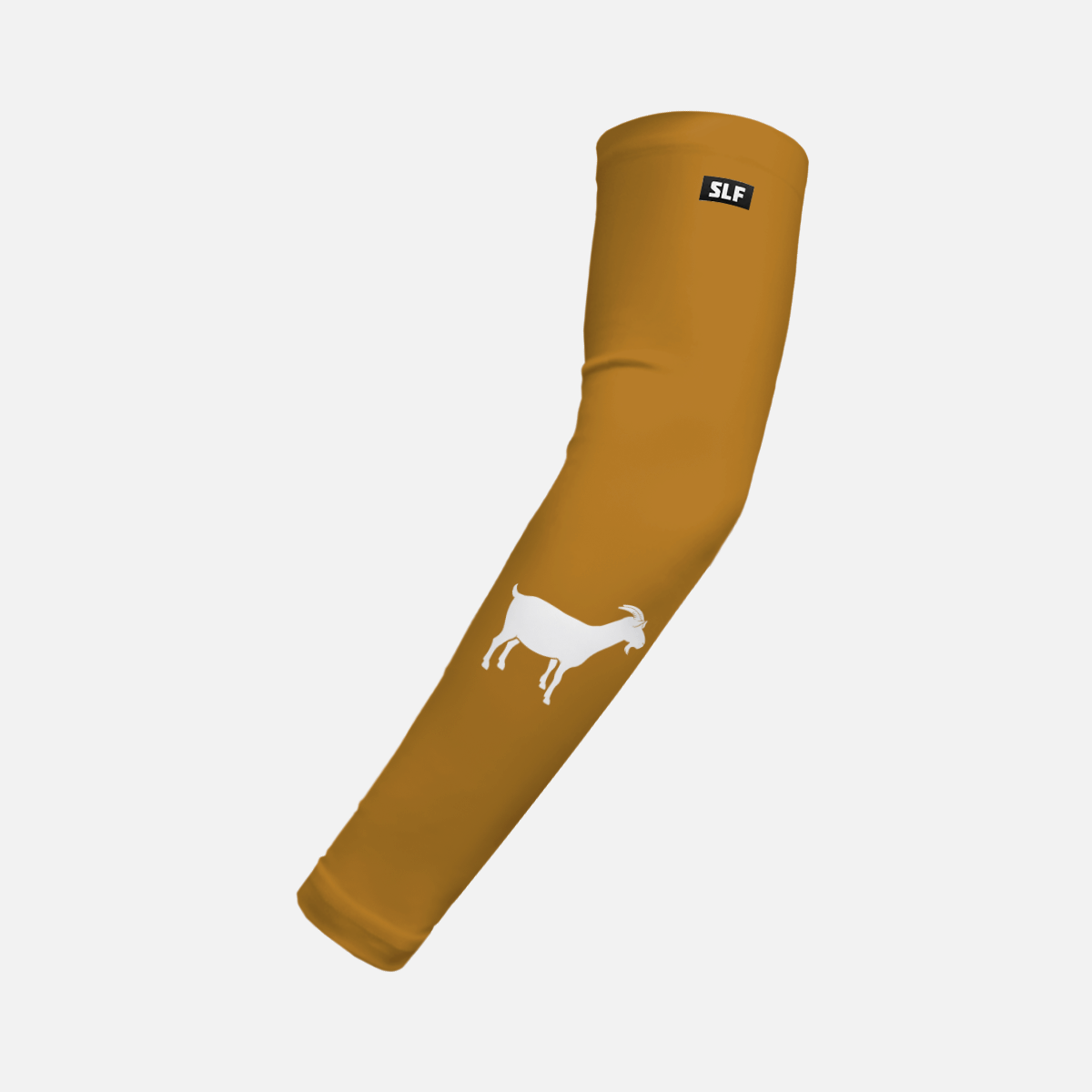 Goat Emoticon Hue Gold Kids Arm Sleeve