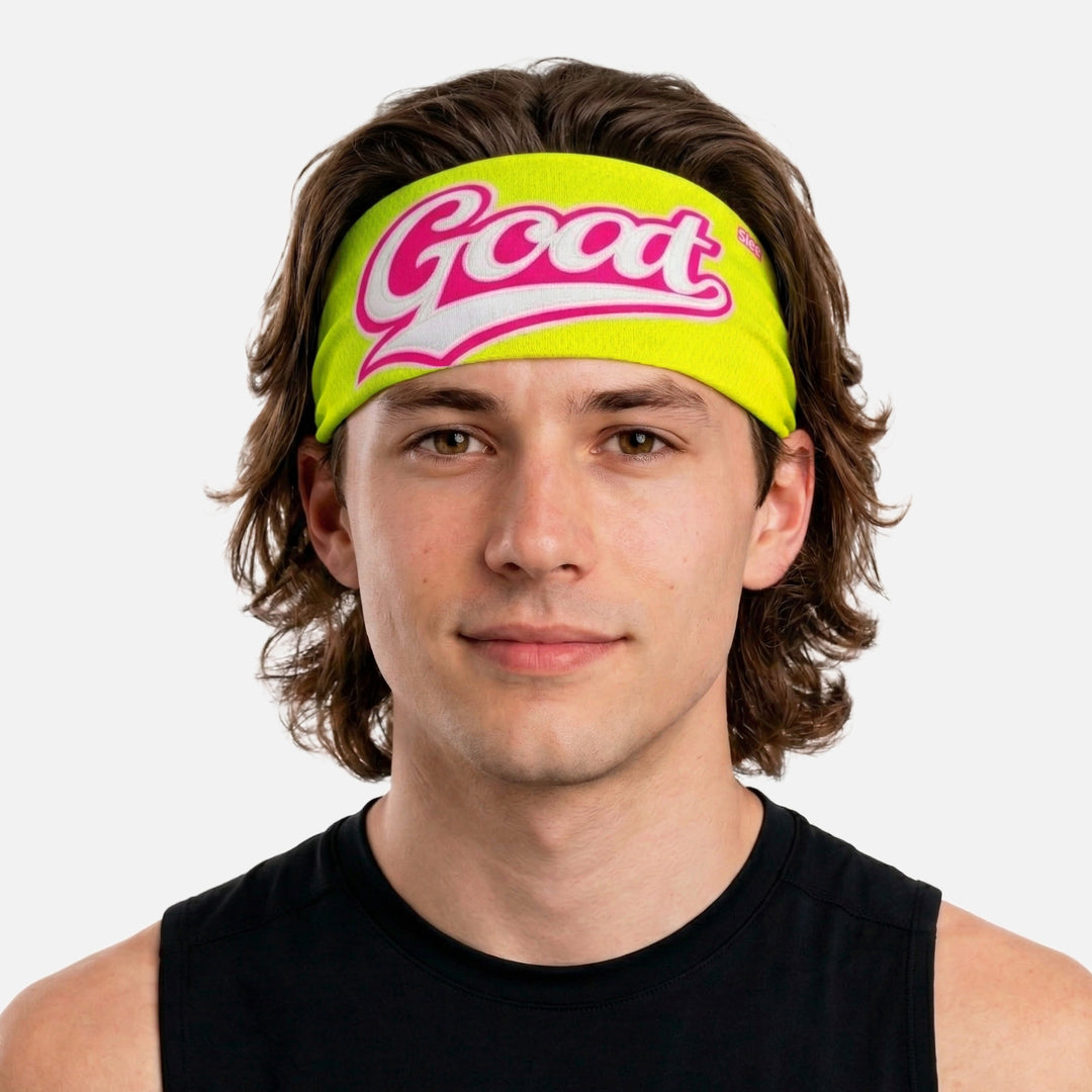 GOAT Patch Neon Lime Headband
