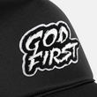 God First Black Trucker Hat