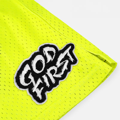 God First Patch Shorts - 7"