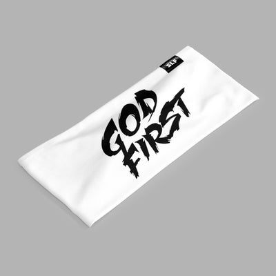 God First White Headband