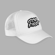 God First White Trucker Hat