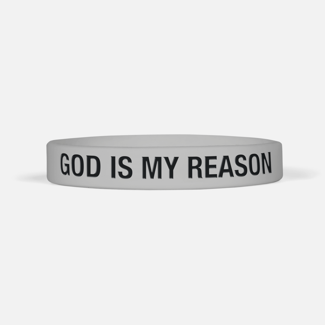 God Is My Reason Motivational Wristband