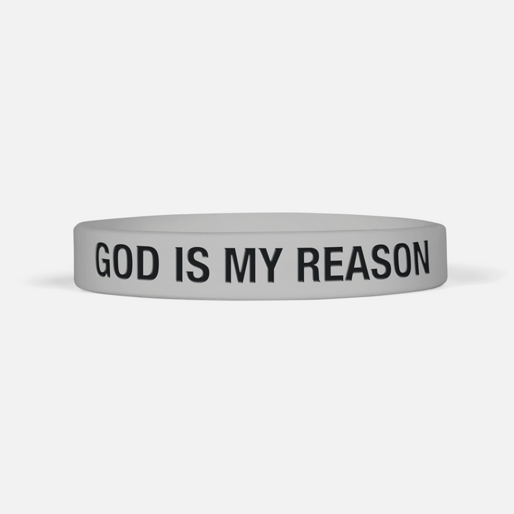 God Is My Reason Motivational Wristband