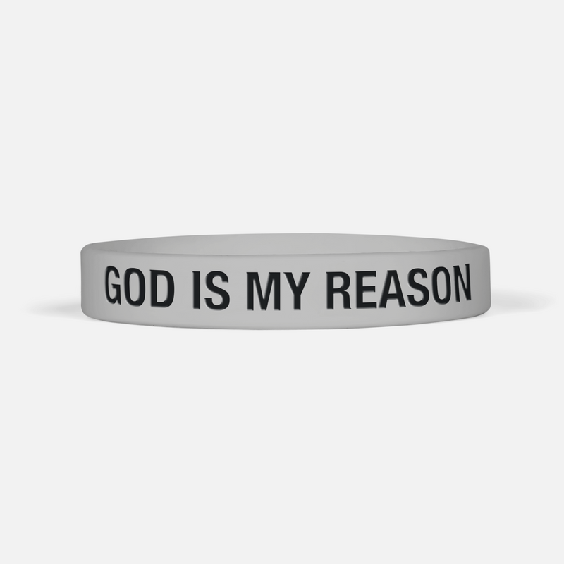 God Is My Reason Motivational Wristband
